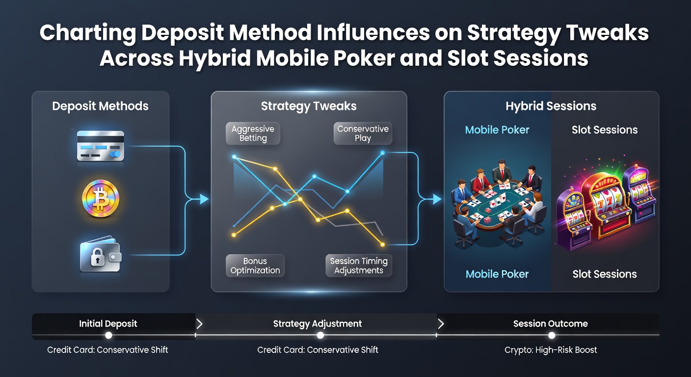 Mobile poker and slot interface showing deposit options and game sessions