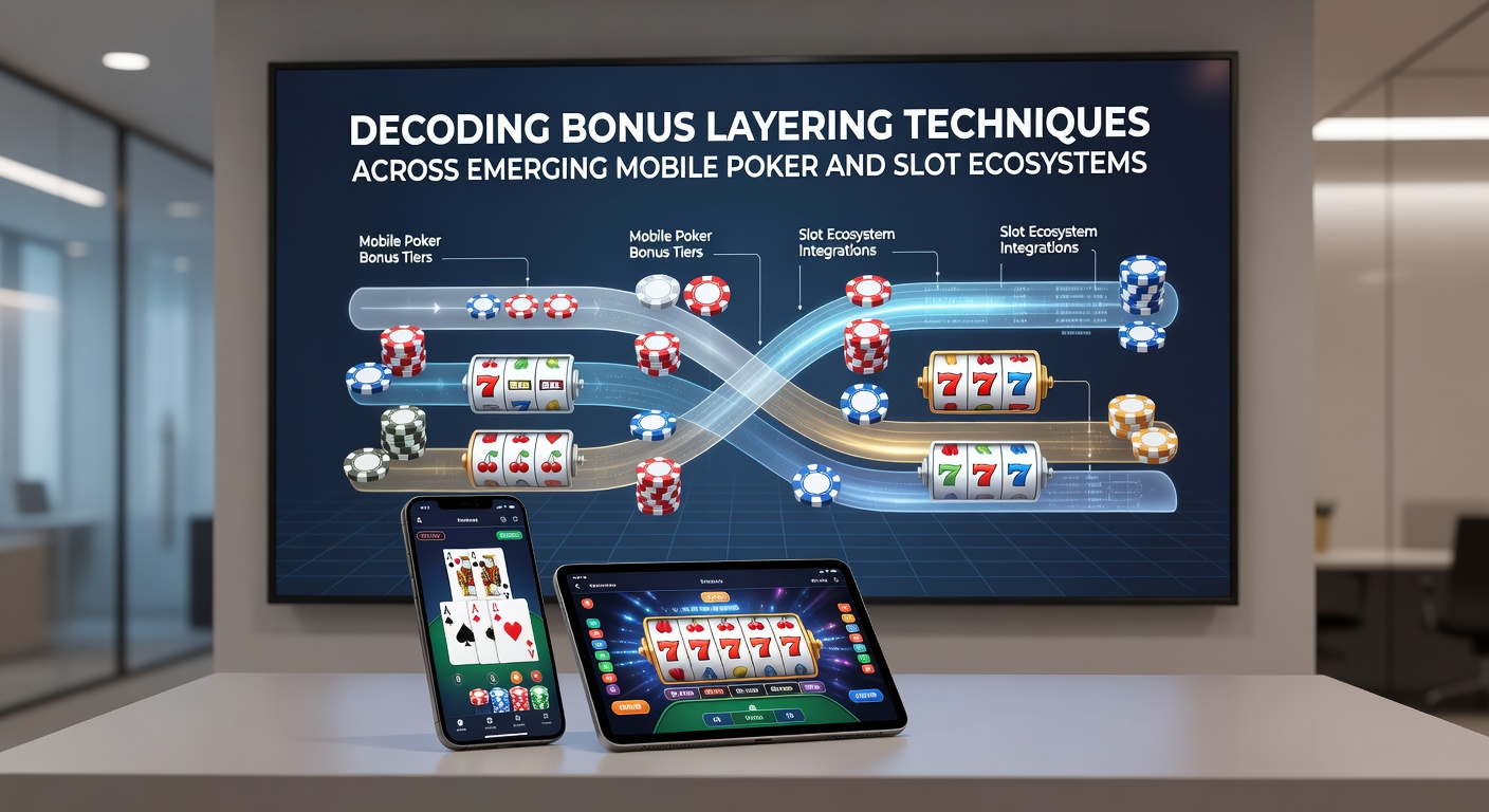 Diagram showing layered bonus techniques across mobile gaming apps