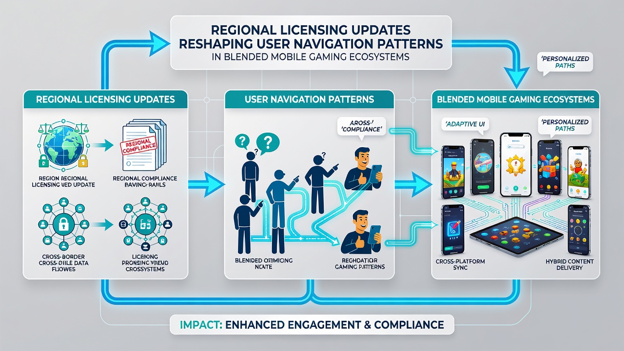 User navigating through regional filters in a hybrid mobile gaming application